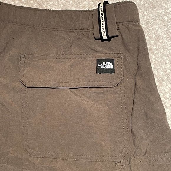 VGUC Men's The North Face Convertible Pants, Olive, Hiking, Nylon, L, 30" InSeam - Picture 6 of 13